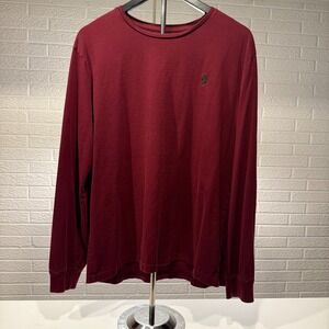 Polo Ralph Lauren Long Sleeve T-Shirt Red Men's Size LG Embroidered Pony